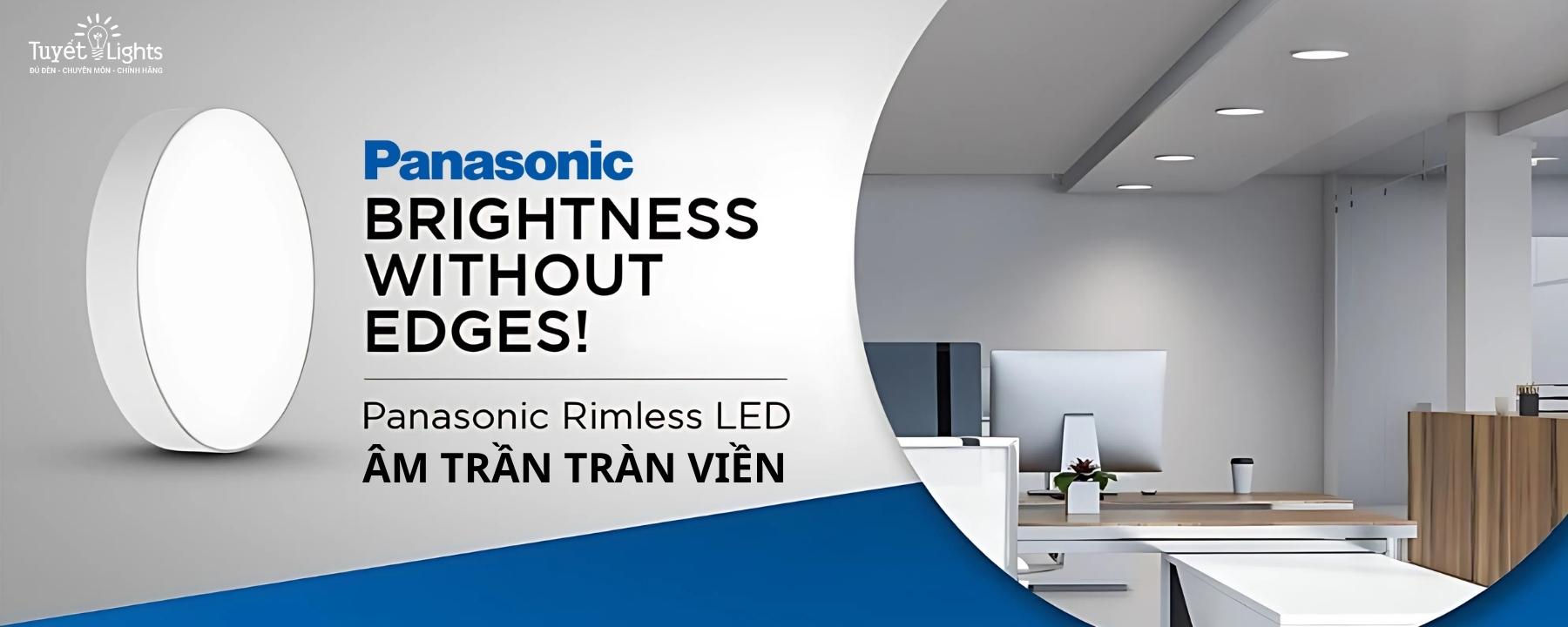  Đèn Led Downlight nổi không viền Rimsless Panasonic – Thiết Kế Không Viền Hiện Đại, Chiếu Sáng Hiệu Quả